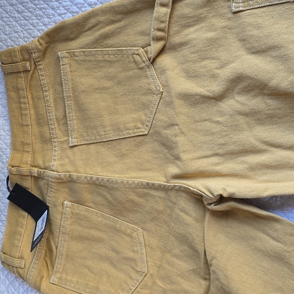 Lioness Mustard Yellow Baggy Miami Vice Cargo Jeans - Picture 9 of 12